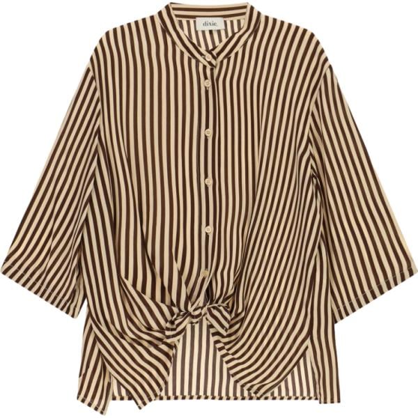 camicie Dixie marrone a righe