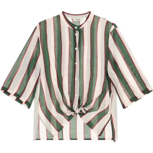 Camicia da donna a righe girocollo Dixie