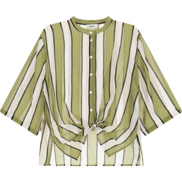 camicie Dixie verde a righe