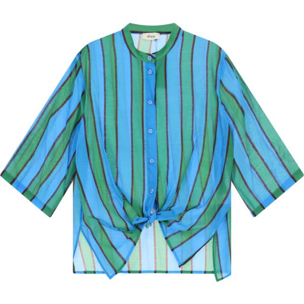 camicie Dixie blu a righe