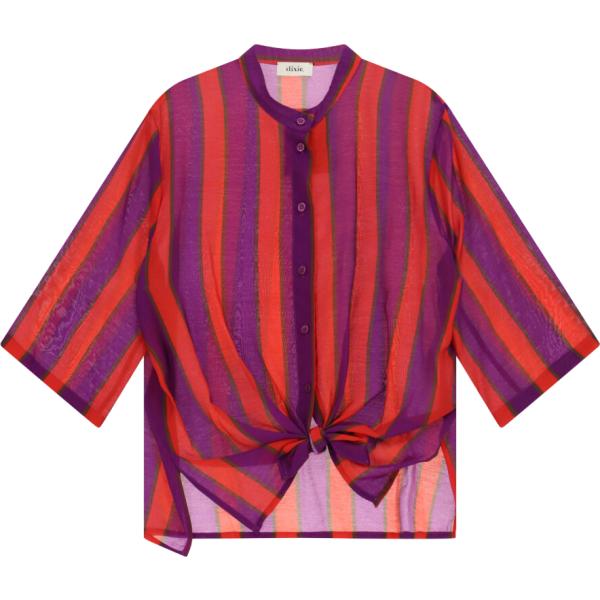 camicie Dixie viola a righe