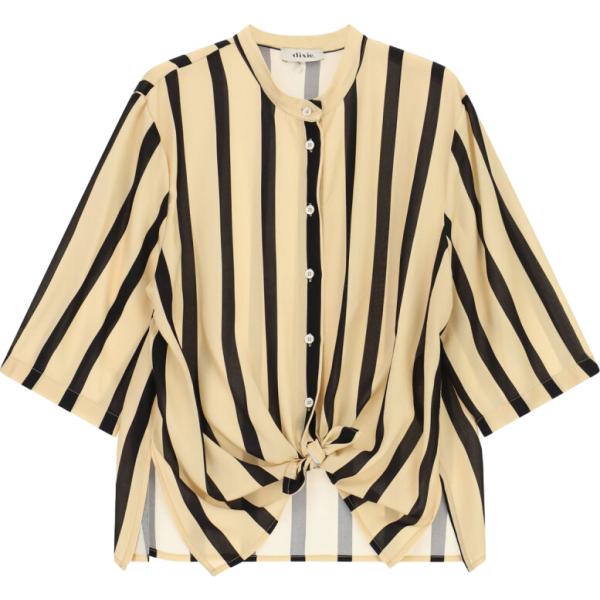 camicie Dixie marrone a righe