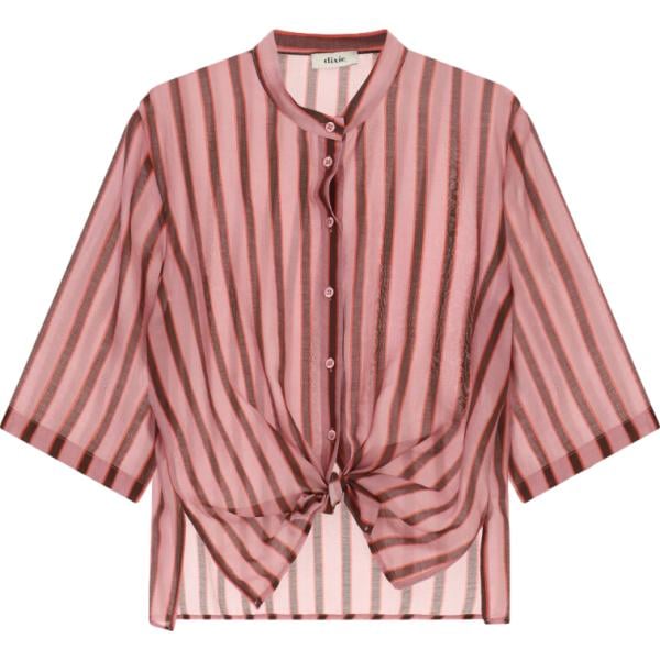 Camicia da donna in rosa scuro a righe Dixie