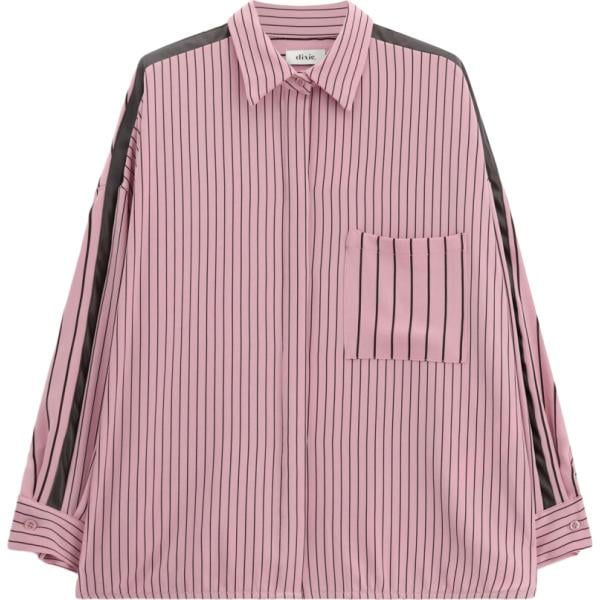 camicie Dixie marrone a righe