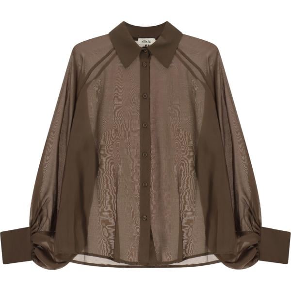 camicie Dixie marrone