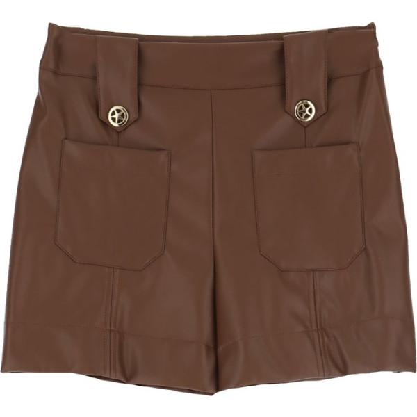 shorts Dixie marrone tinta unita