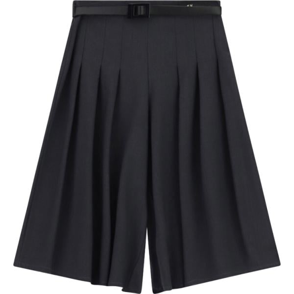 Pantaloni culotte da donna in grigio scuro con cintura Dixie Dixie