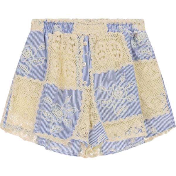 shorts Dixie marrone a righe