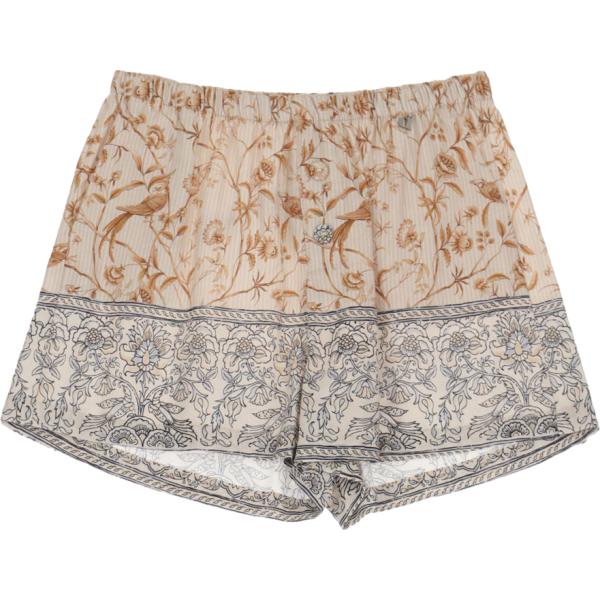 shorts Dixie marrone con stampe
