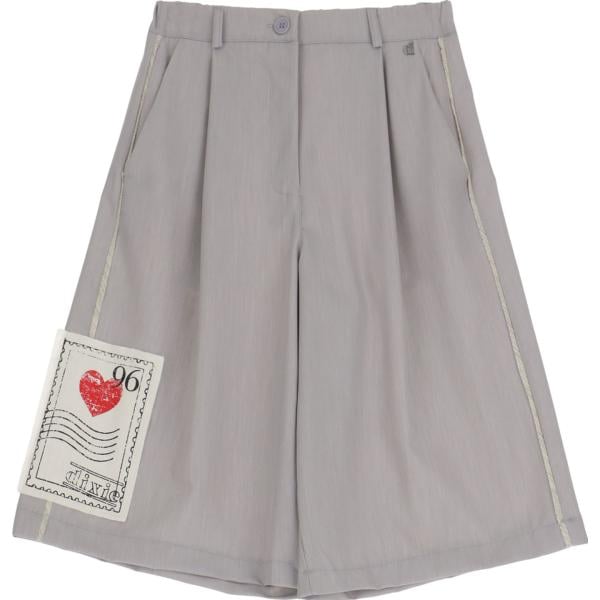 shorts Dixie grigio con stampe