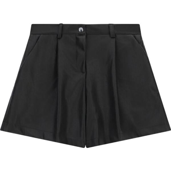 Shorts da donna in nero pece a vita alta Dixie