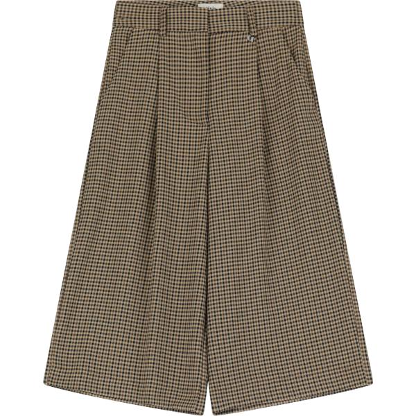 pantaloni Dixie marrone a quadri