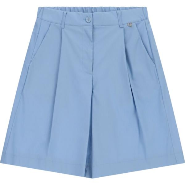 Bermuda da donna in azzurro a vita alta Dixie