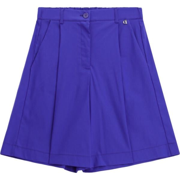 Bermuda da donna in blu medio a vita alta Dixie