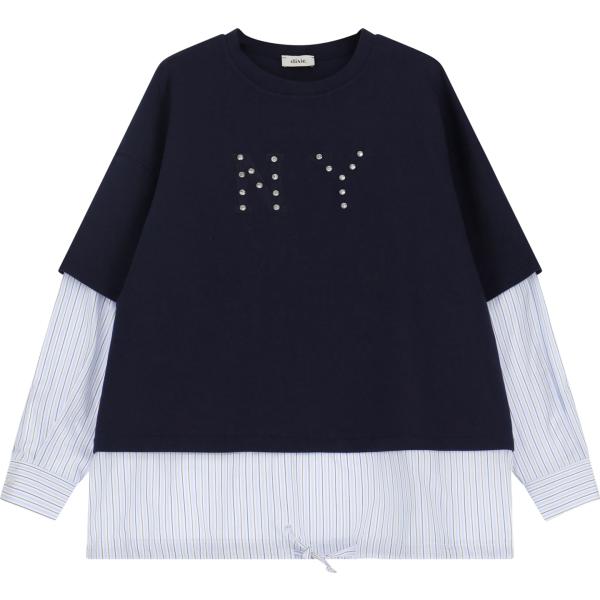 felpe Dixie blu con stampe