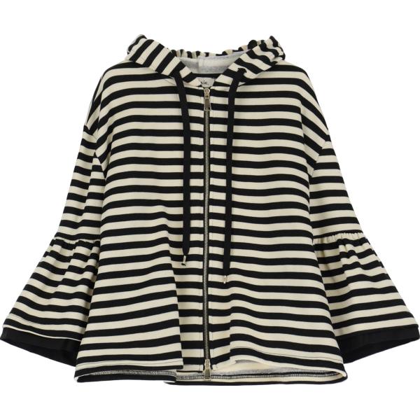 felpe con cappuccio Dixie multicolore a righe