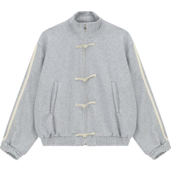 felpe Dixie grigio a righe