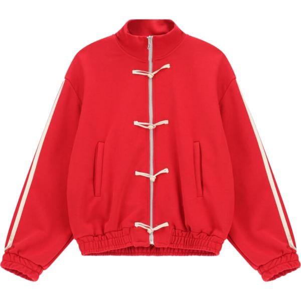 felpe Dixie rosso a righe