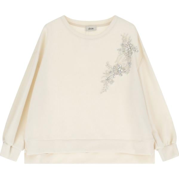 felpe Dixie bianco a fiori