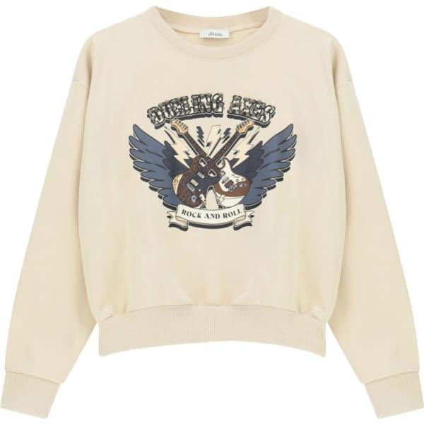 felpe Dixie marrone con stampe