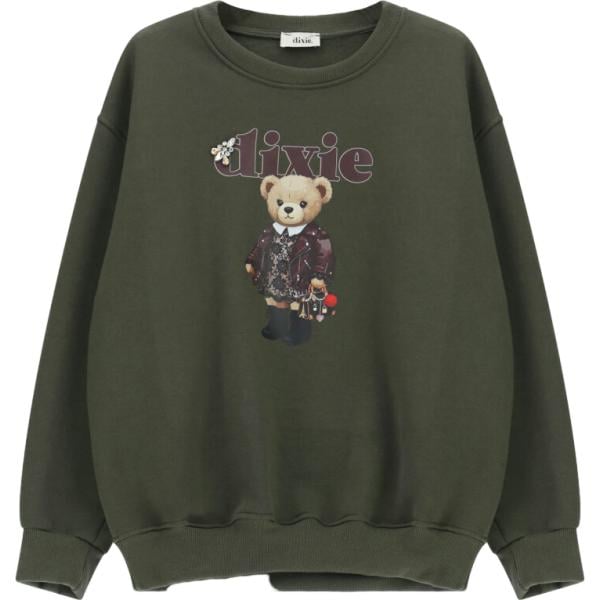 felpe Dixie verde con stampe