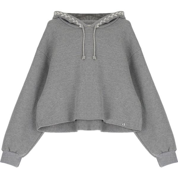 felpe con cappuccio Dixie grigio