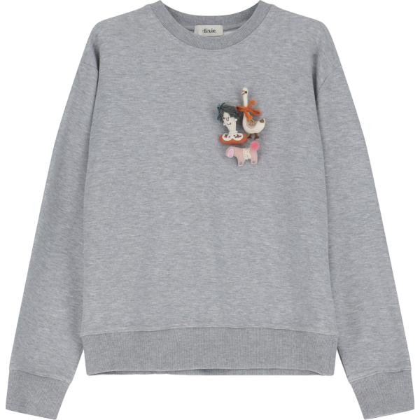 felpe Dixie grigio