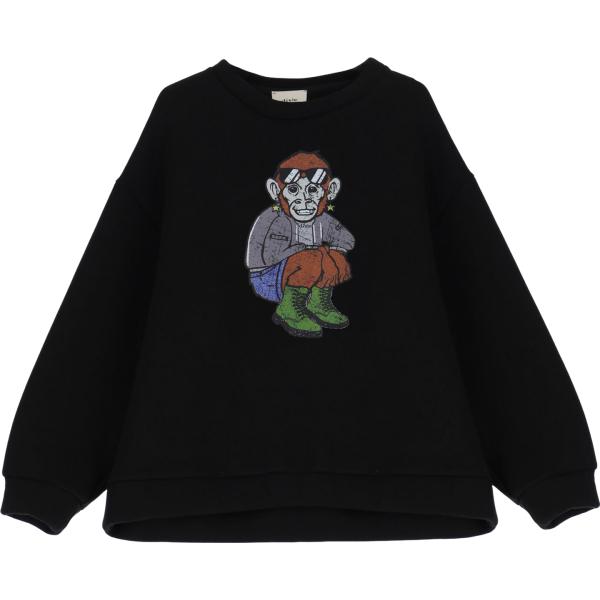 felpe Dixie nero con stampe