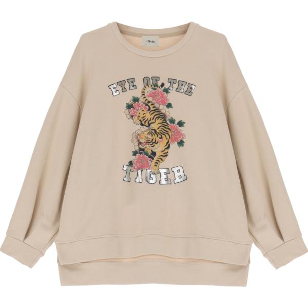 felpe Dixie bianco con stampe