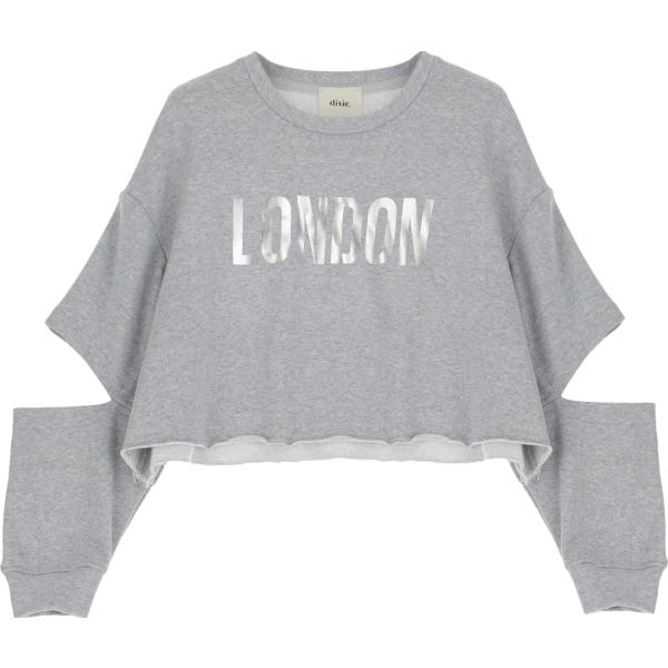 felpe Dixie grigio con stampe