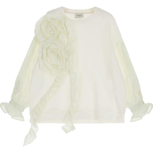 felpe Dixie bianco tinta unita