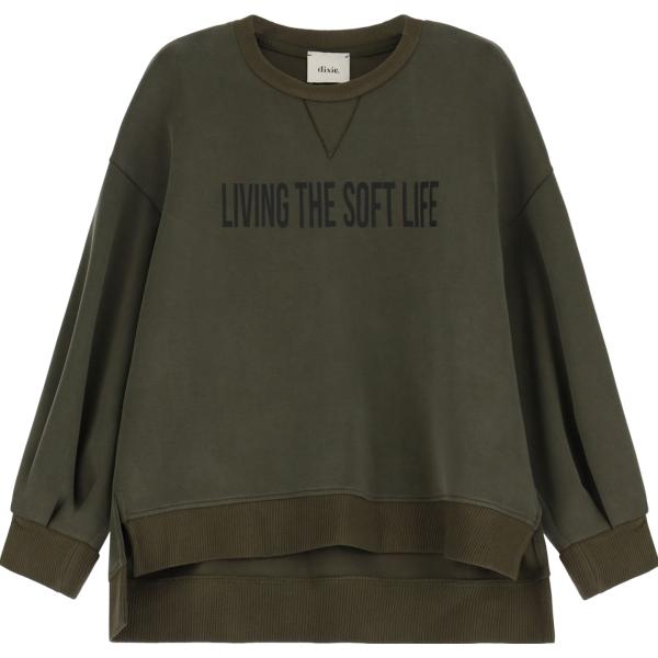 felpe Dixie verde con stampe