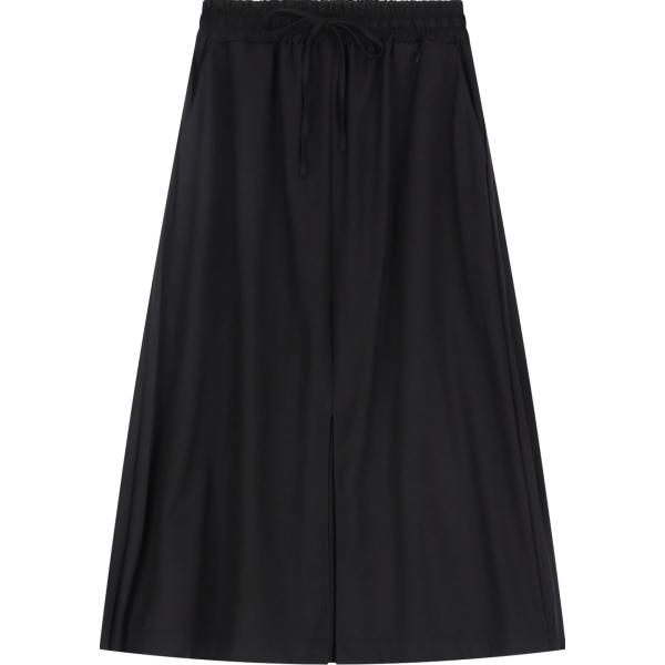 gonne longuette Dixie nero tinta unita
