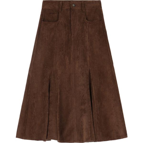 gonne longuette Dixie marrone