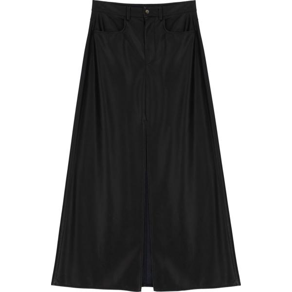 gonne lunghe Dixie nero tinta unita