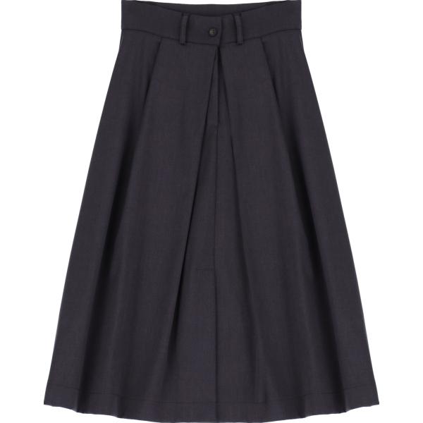 gonne longuette Dixie viola tinta unita