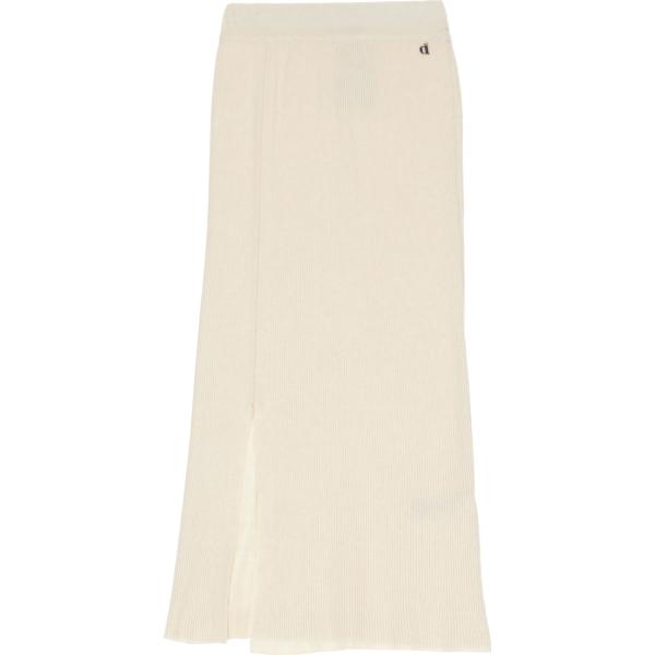 gonne longuette Dixie bianco tinta unita