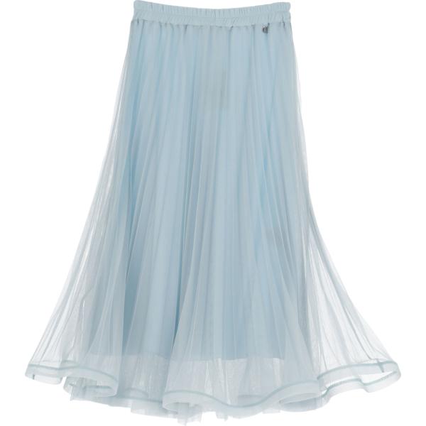 gonne lunghe Dixie verde tinta unita