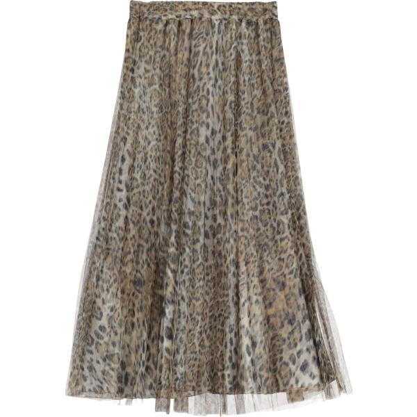 gonne Dixie verde animalier