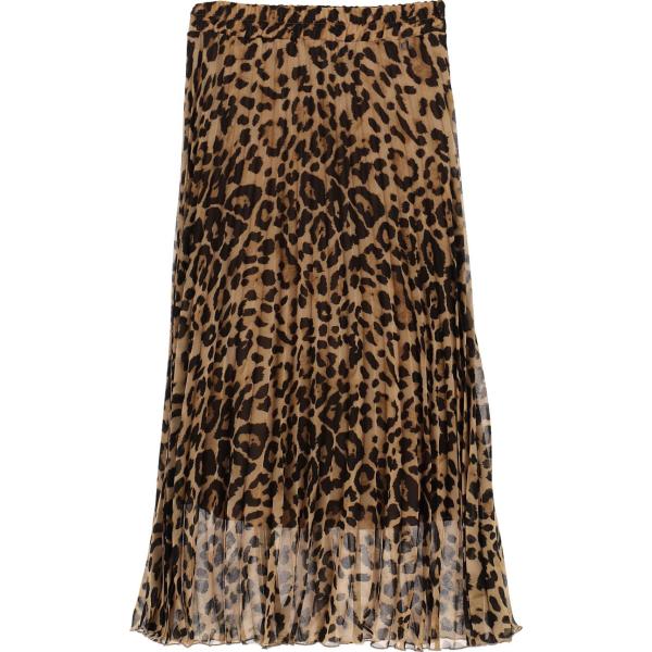 gonne longuette Dixie nero animalier