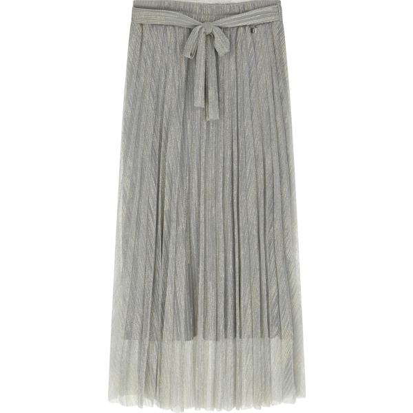 gonne longuette Dixie grigio tinta unita