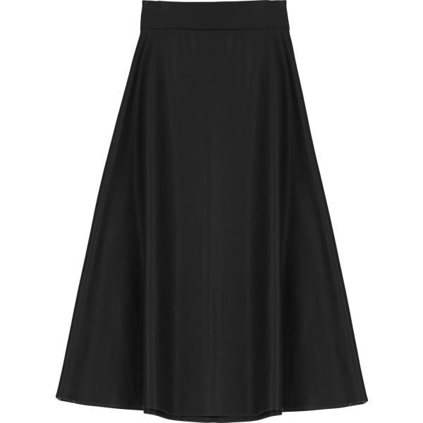 gonne longuette Dixie nero tinta unita