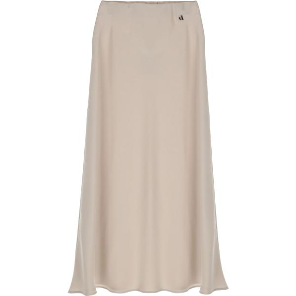 gonne longuette Dixie bianco tinta unita