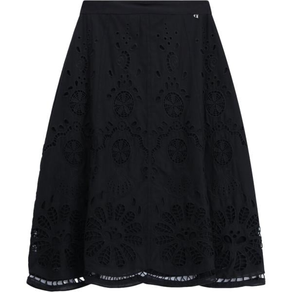 gonne longuette Dixie nero a fiori