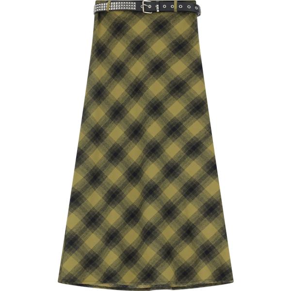 gonne lunghe Dixie verde con stampe