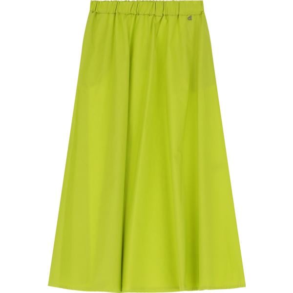 gonne longuette Dixie verde tinta unita
