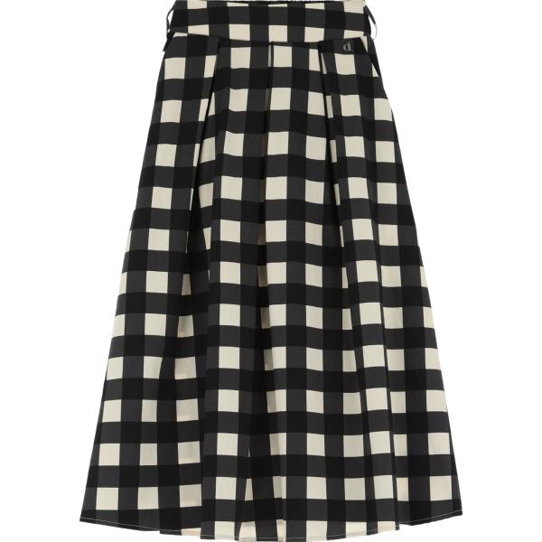gonne lunghe Dixie nero a quadri
