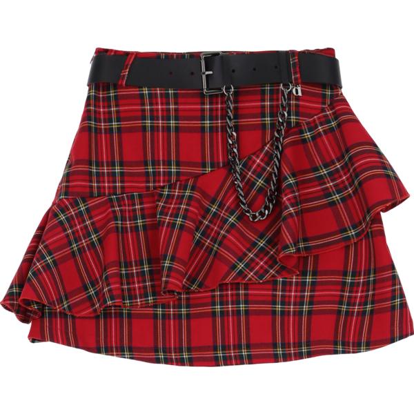 gonne Dixie rosso scozzese