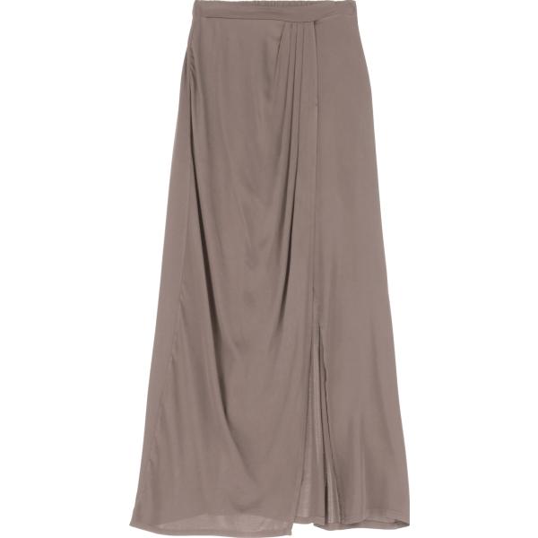 gonne lunghe Dixie marrone tinta unita