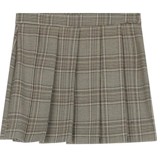 minigonne Dixie verde a quadri
